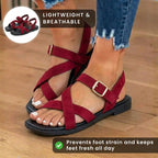 Vintage-inspirierte orthopädische Sandalen
