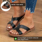 Klassische orthopädische Sandalen mit zeitlosem Stil
