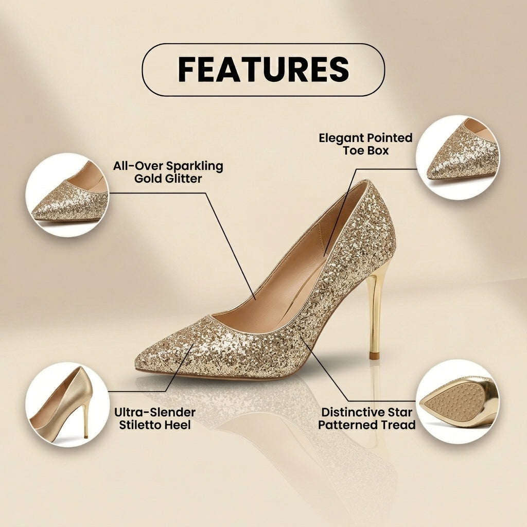 Anmutige Orthopädische Absatzschuhe für modernen Look