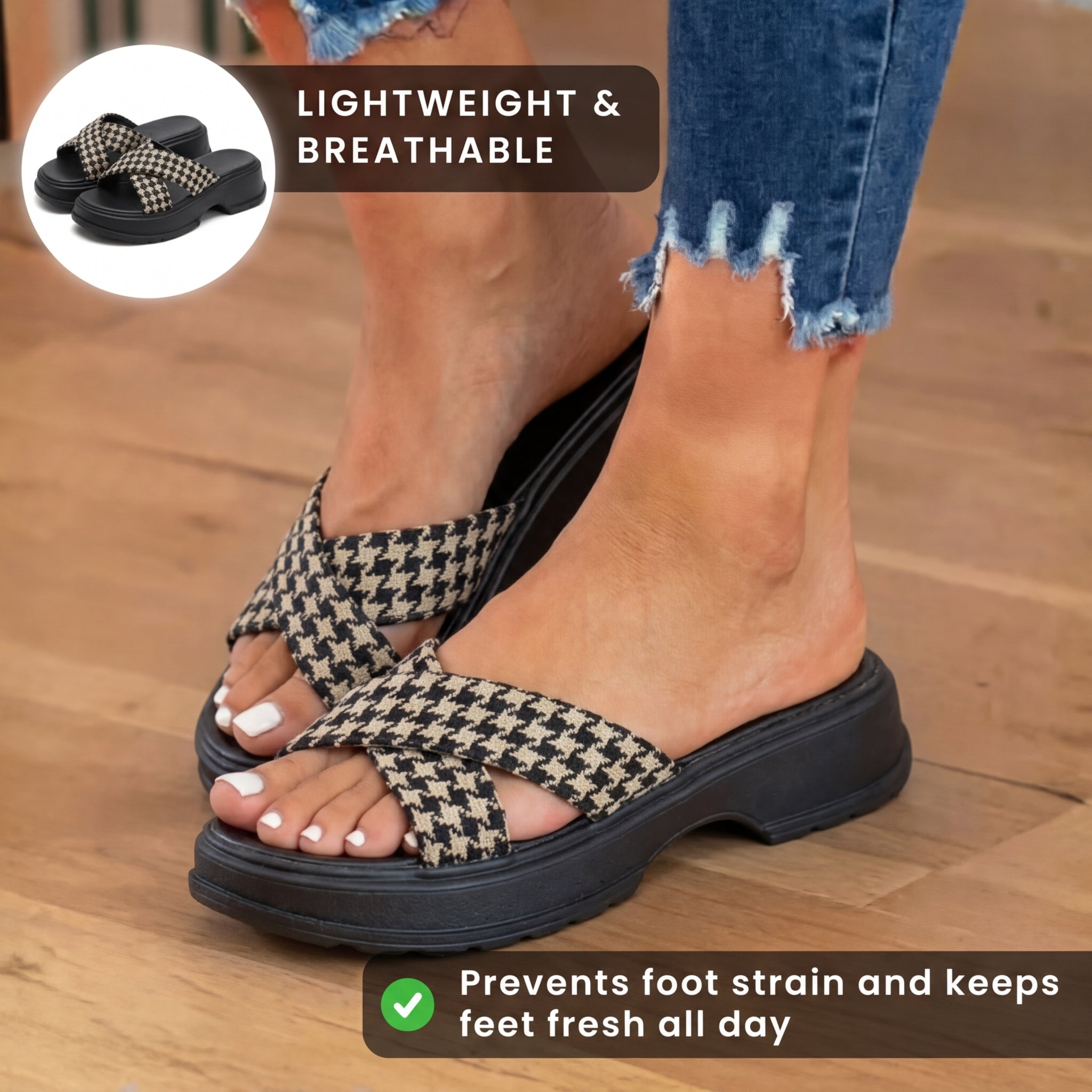 Elegante orthopädische Sandalen für jeden Schritt