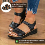 Vintage-inspirierte orthopädische Sandalen