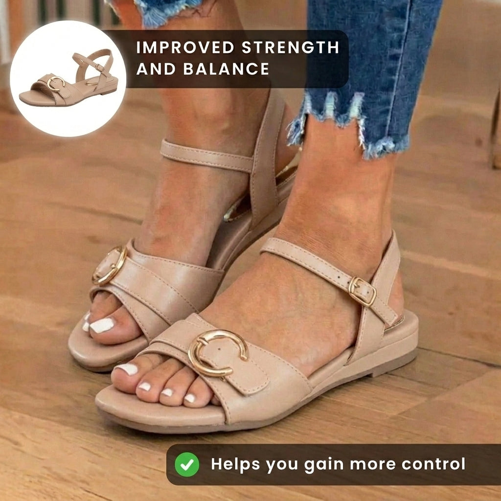Klassische orthopädische Sandalen mit zeitlosem Stil