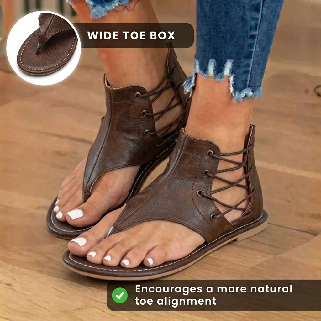 Klassische orthopädische Sandalen mit zeitlosem Stil