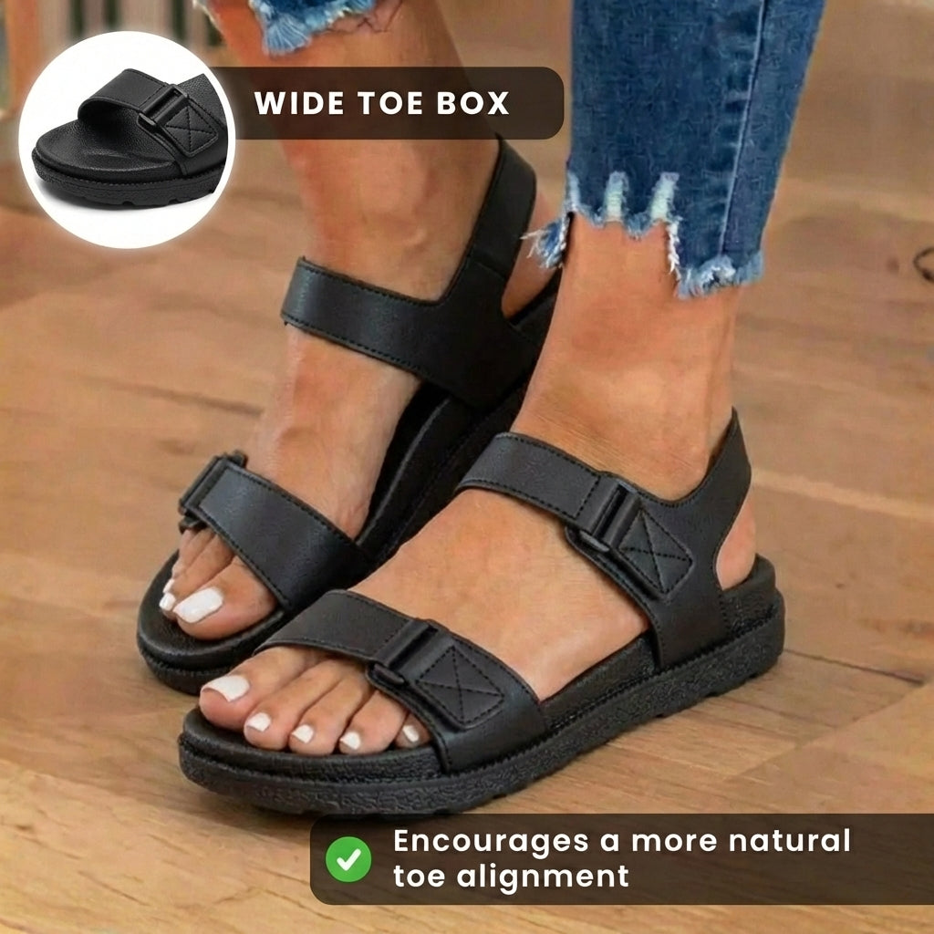 Vintage-inspirierte Orthopädische Sandalen