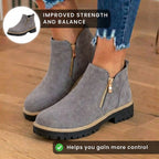 Vintage-inspirierte orthopädische Stiefel