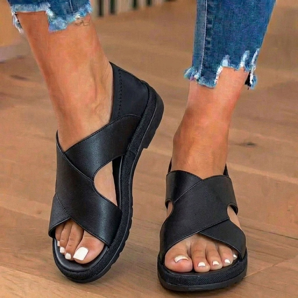 Vintage inspirierte Orthopädische Sandalen