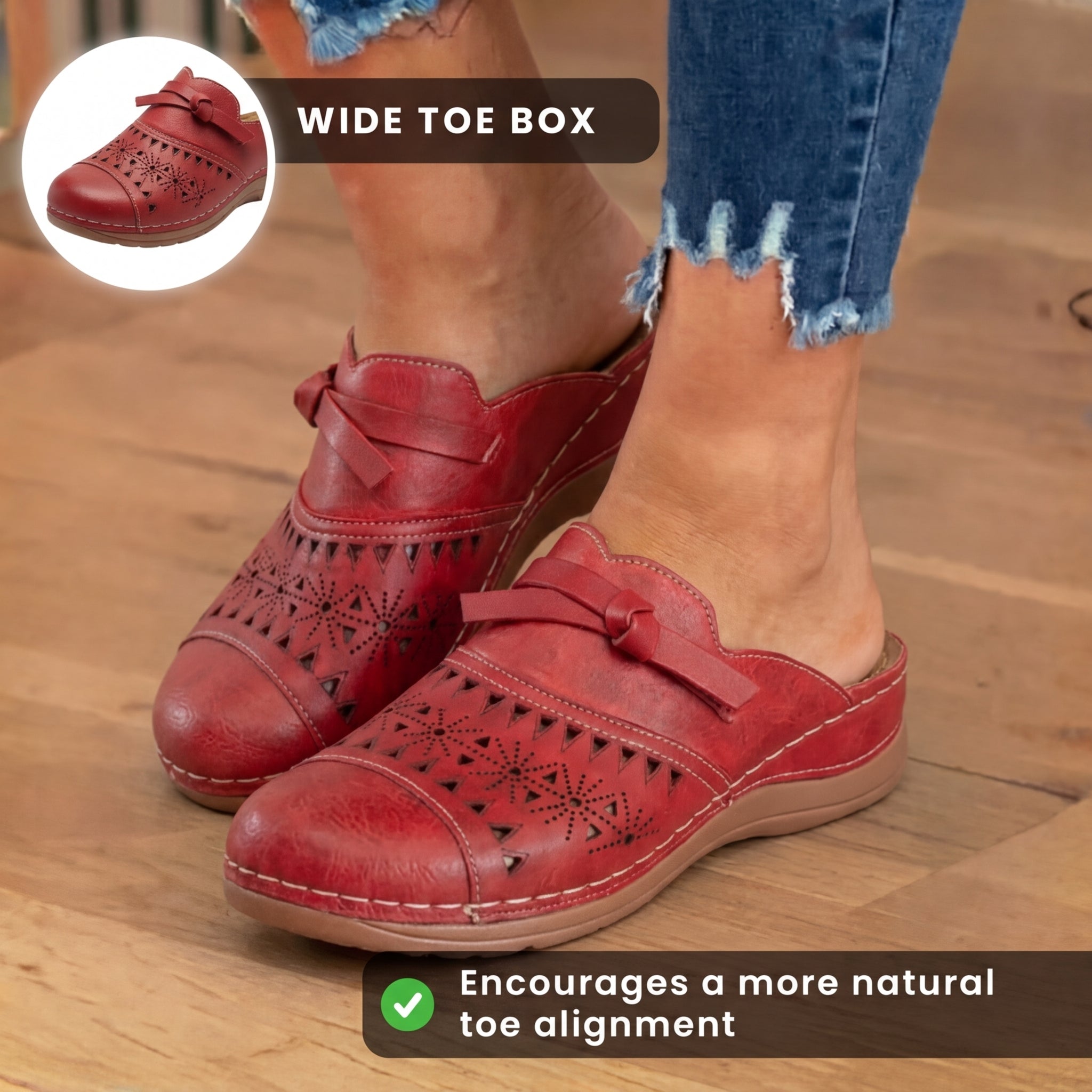 Klassische orthopädische Sandalen mit zeitlosem Stil