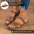 Klassische Orthopädische Sandalen mit zeitlosem Stil