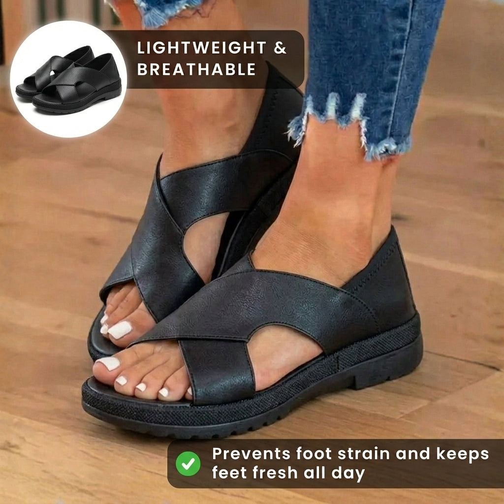 Vintage inspirierte Orthopädische Sandalen