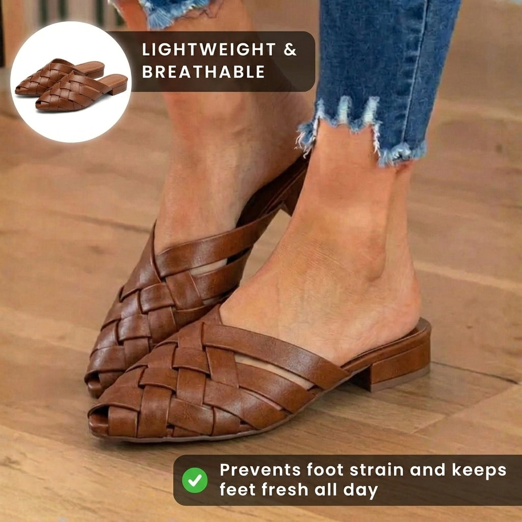 Schicke orthopädische Mules mit einzigartigem Design