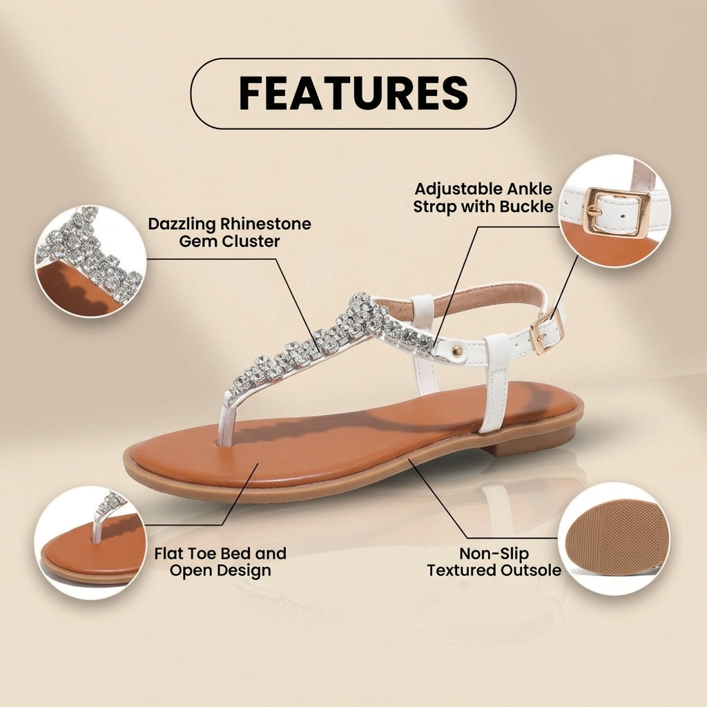Anmutige orthopädische Sandalen für modernen Look