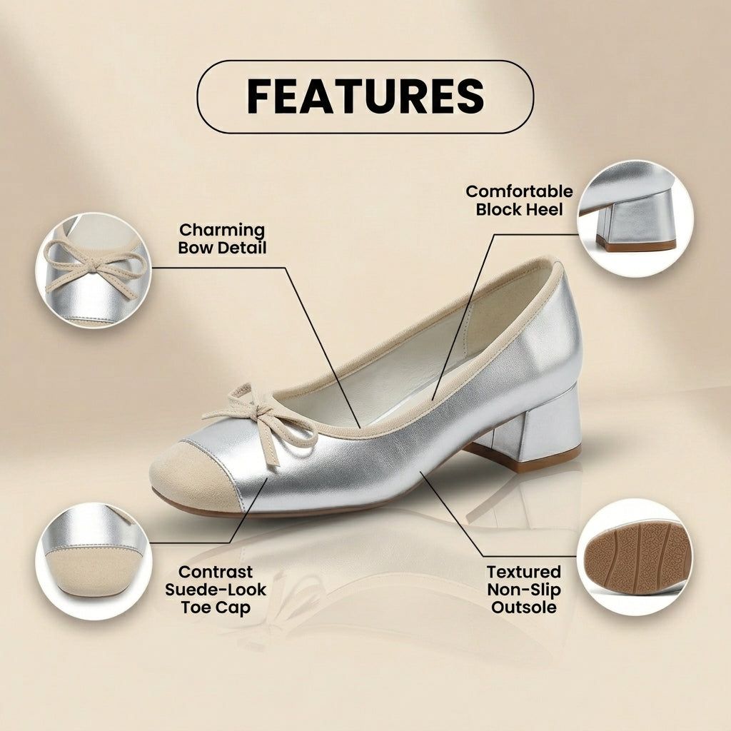 Wunderschön gefertigte orthopädische Ballerinas