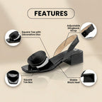 Vintage inspirierte orthopädische Sandalen