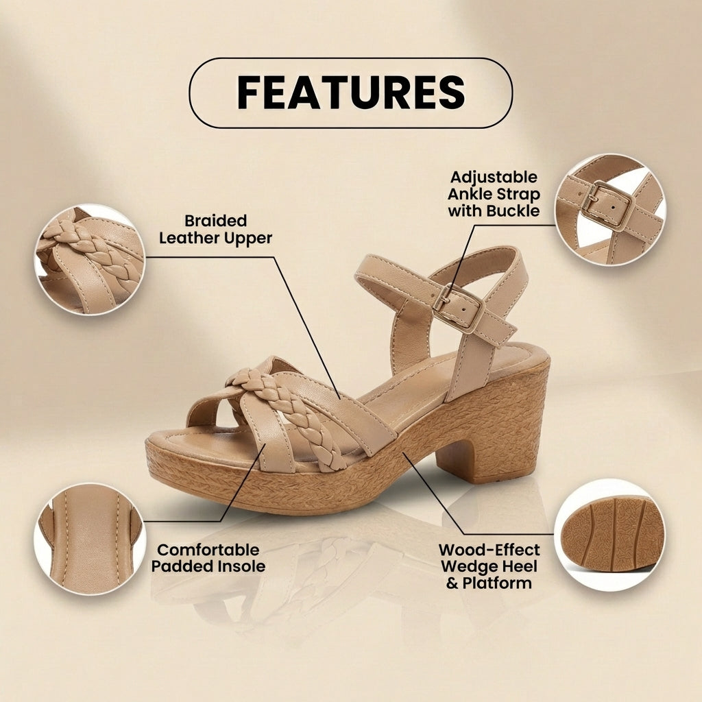 Klassische Orthopädische Sandalen mit zeitlosem Stil
