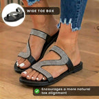 Vintage inspirierte Orthopädische Sandalen