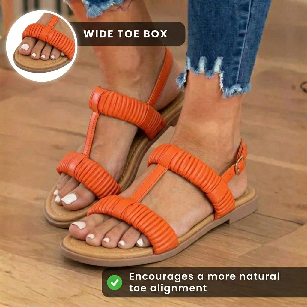 Klassische Orthopädische Sandalen mit zeitlosem Stil