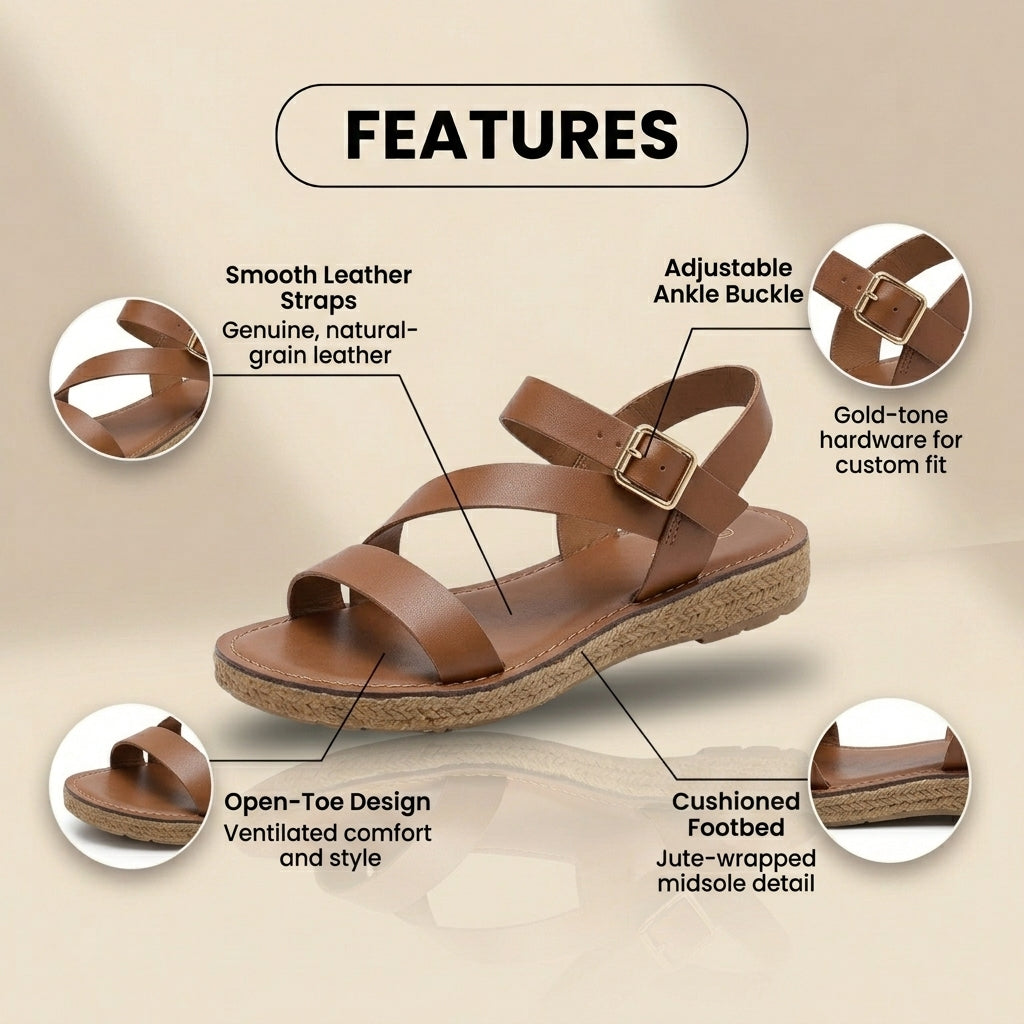 Elegante orthopädische Sandalen für jeden Schritt