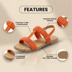 Klassische Orthopädische Sandalen mit zeitlosem Stil
