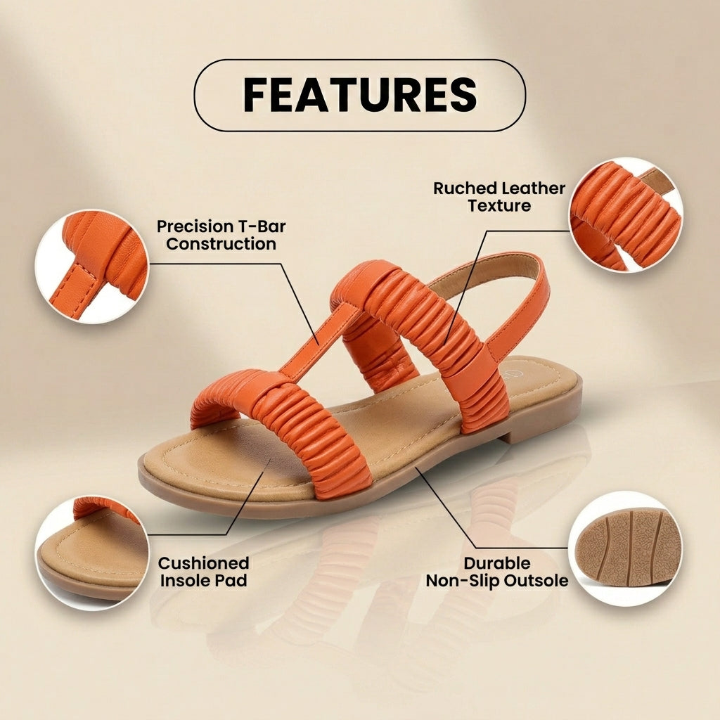 Klassische Orthopädische Sandalen mit zeitlosem Stil