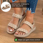Klassische orthopädische Sandalen mit zeitlosem Stil