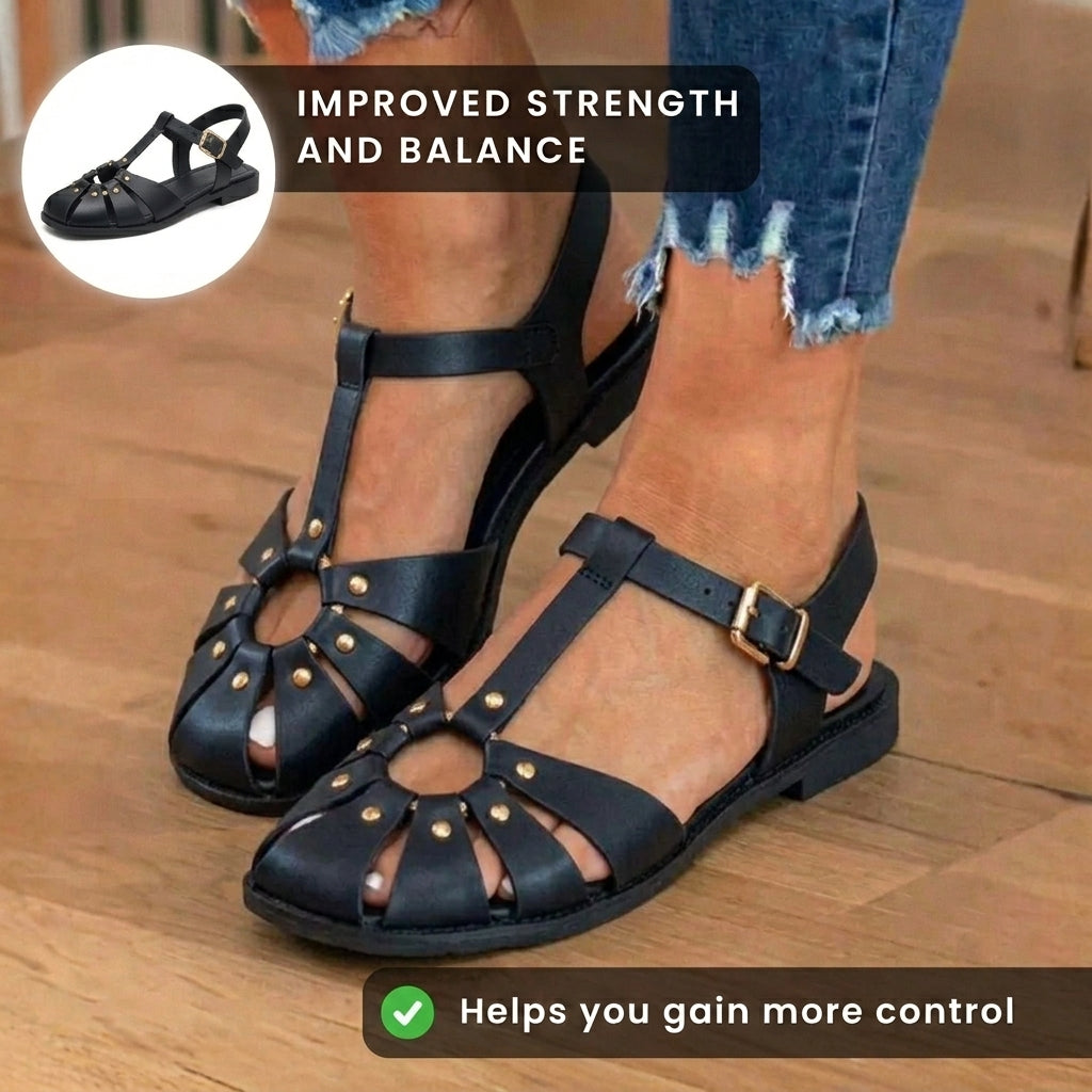 Von Vintage inspirierte orthopädische Sandalen