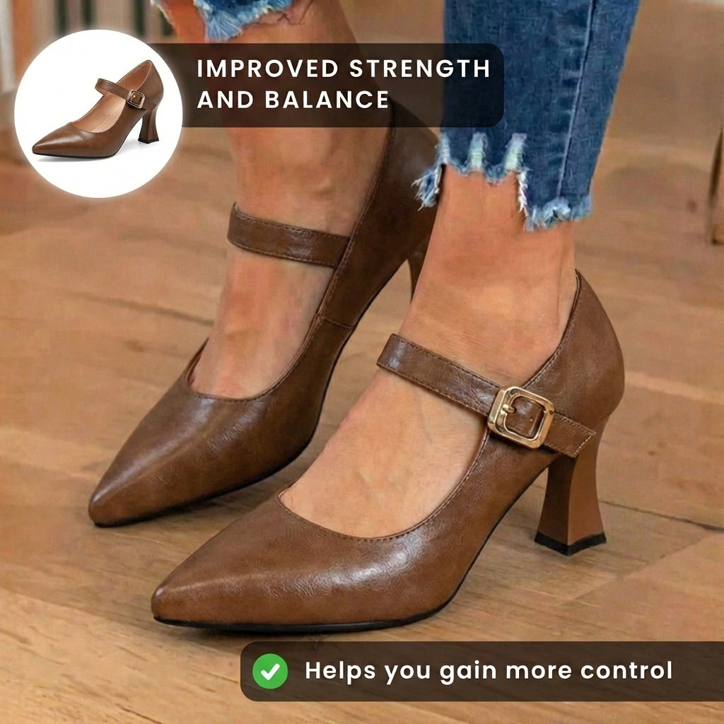 Elegante orthopädische Absätze für jeden Schritt