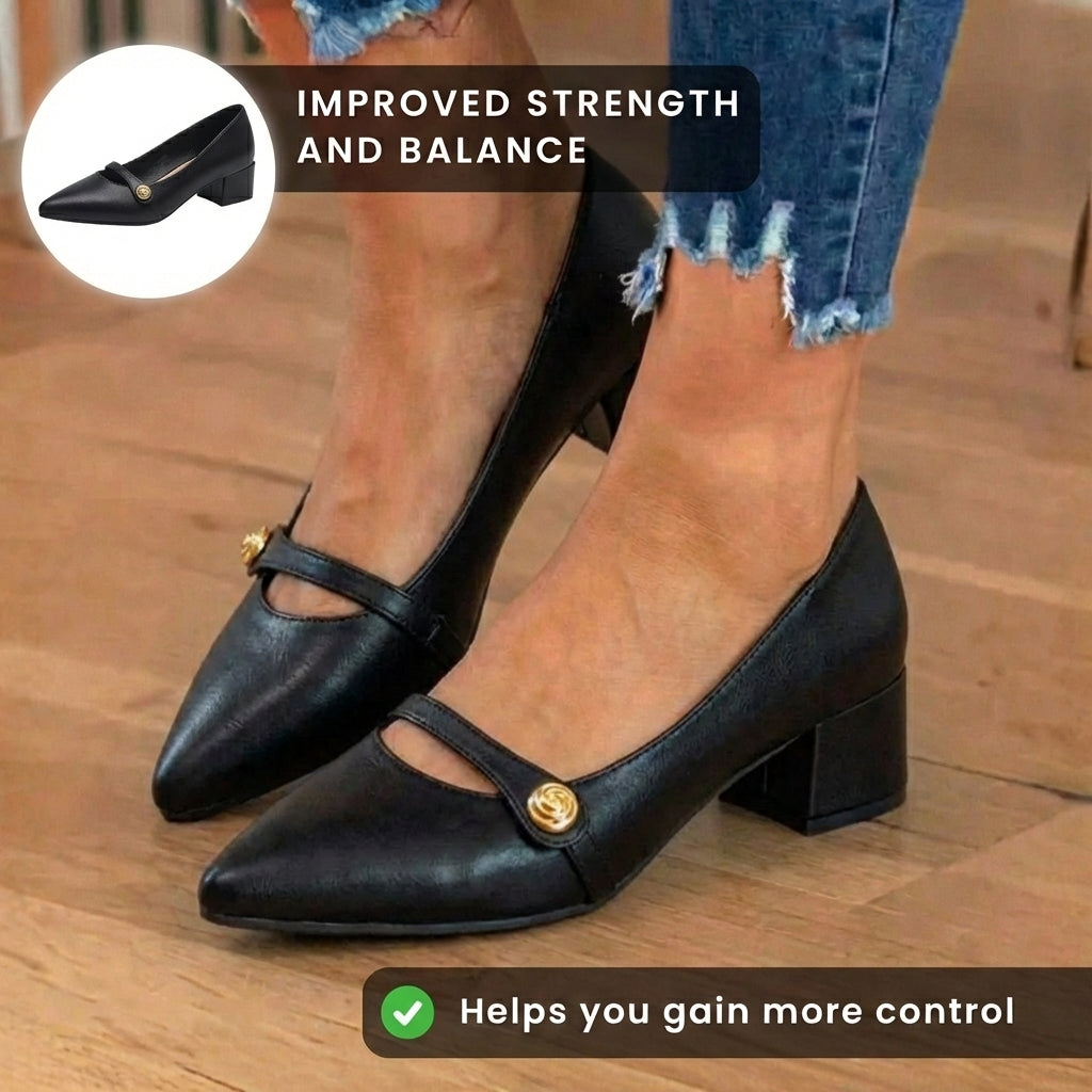 Schicke orthopädische Absätze mit einzigartigem Design