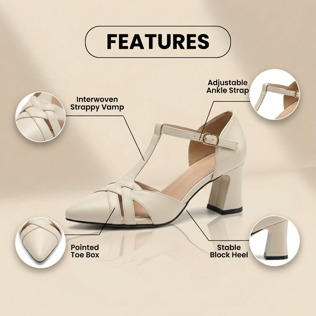 Schicke Orthopädische Absatzschuhe mit einzigartigem Design