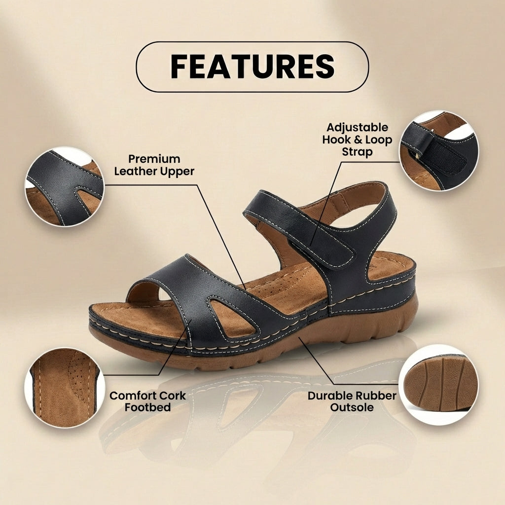 Elegante orthopädische Sandalen für einen modernen Look