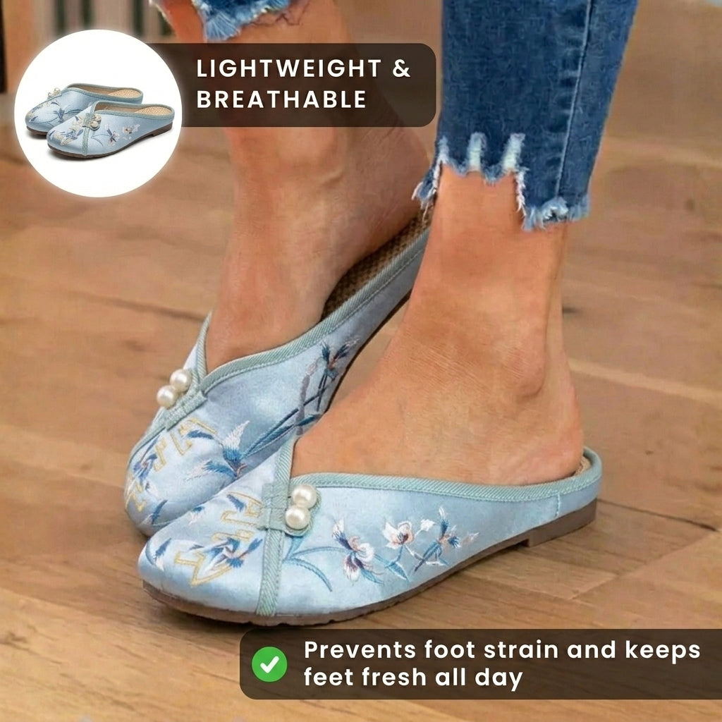 Klassische orthopädische Hausschuhe mit zeitlosem Stil