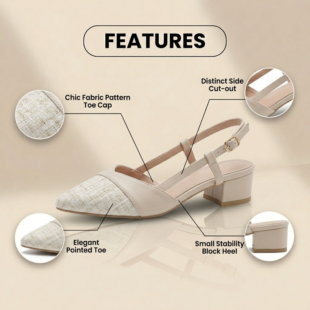Anmutige Orthopädische Absatzschuhe für modernen Look