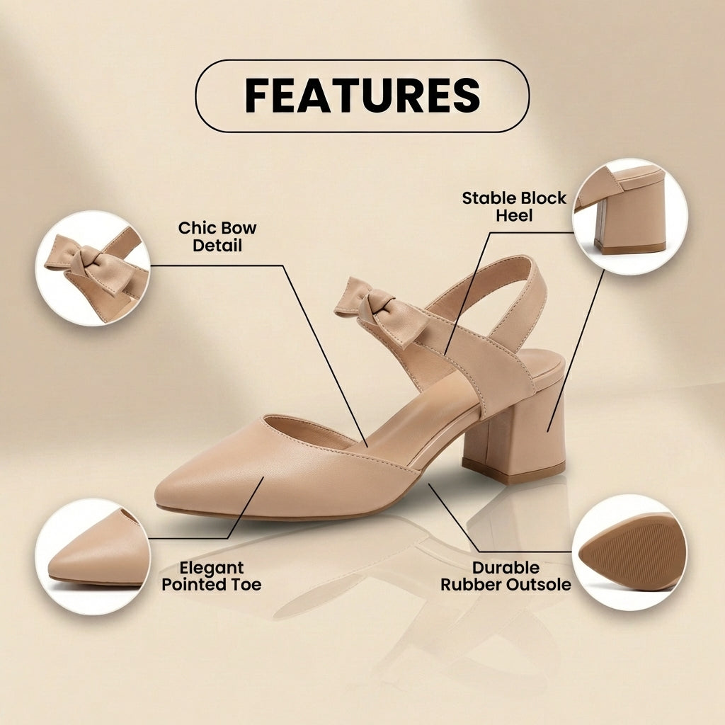 Klassische Orthopädische Absatzschuhe mit zeitlosem Stil