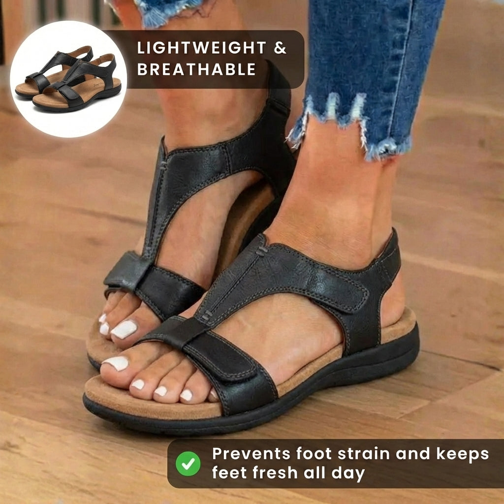 Vintage-inspirierte Orthopädische Sandalen