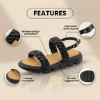 Schicke orthopädische Sandalen mit einzigartigem Design