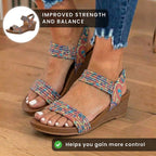 Vintage inspirierte Orthopädische Sandalen