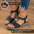 Klassische orthopädische Sandalen mit zeitlosem Stil