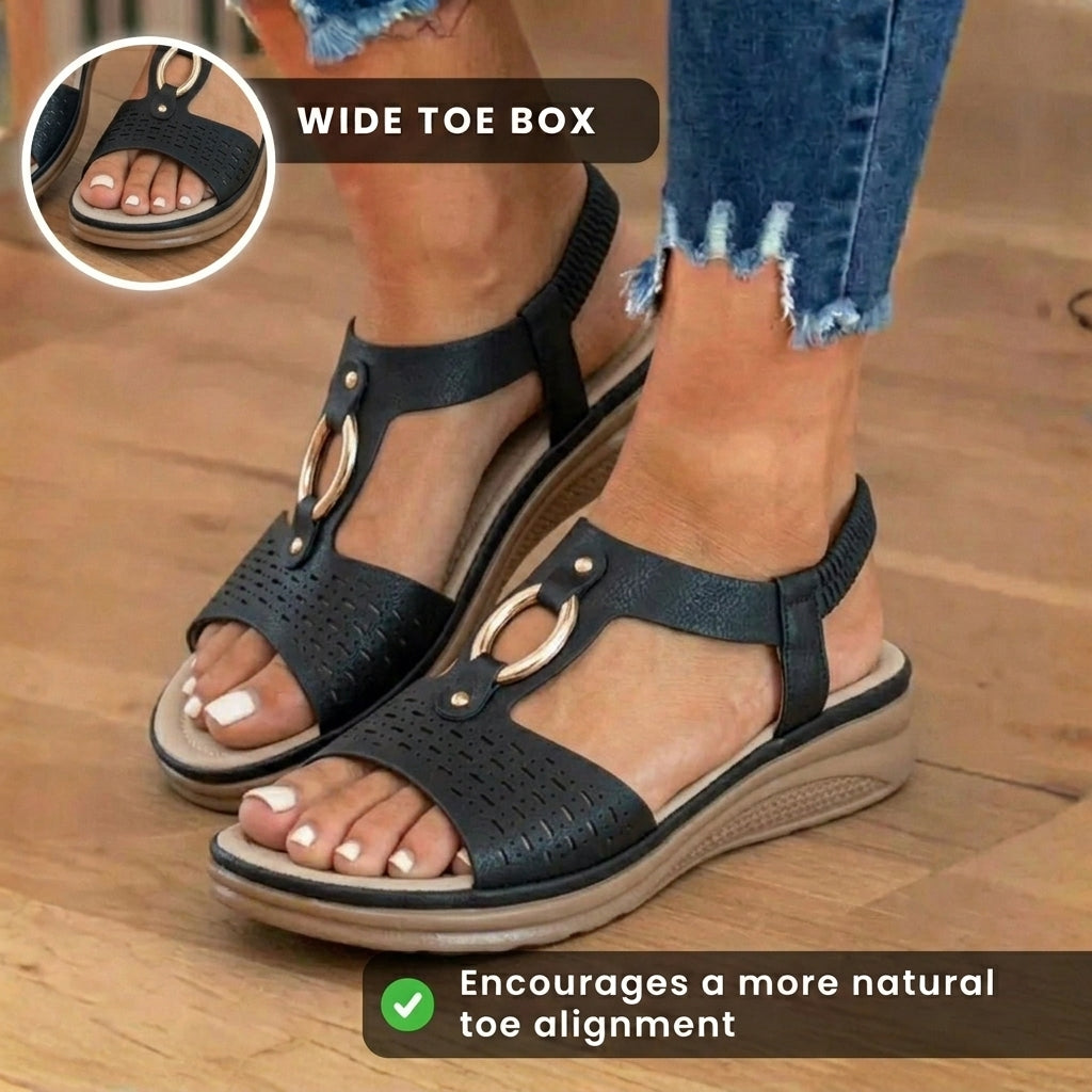 Klassische orthopädische Sandalen mit zeitlosem Stil