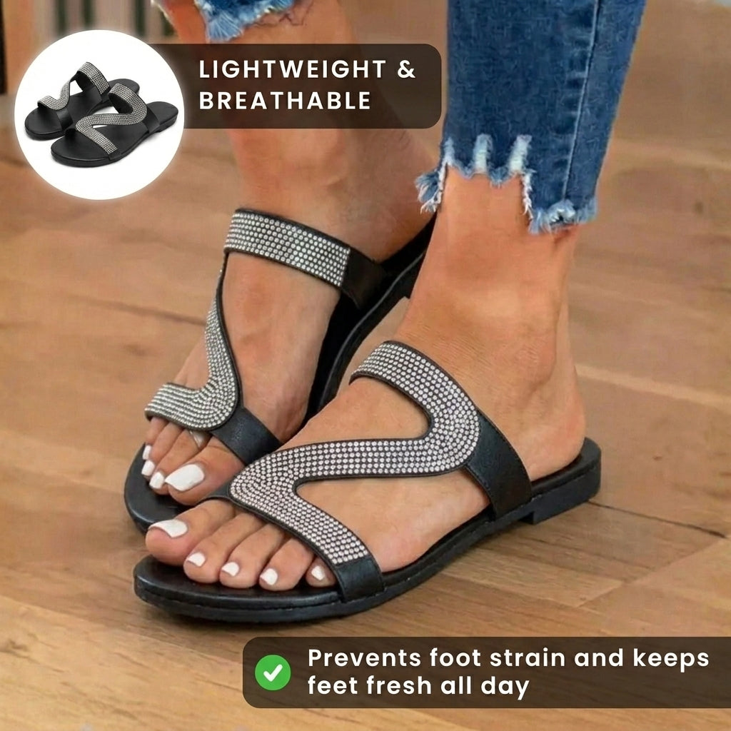 Vintage inspirierte Orthopädische Sandalen