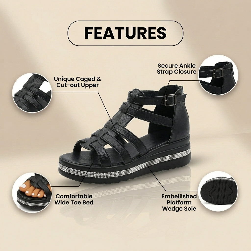 Klassische Orthopädische Sandalen mit zeitlosem Stil