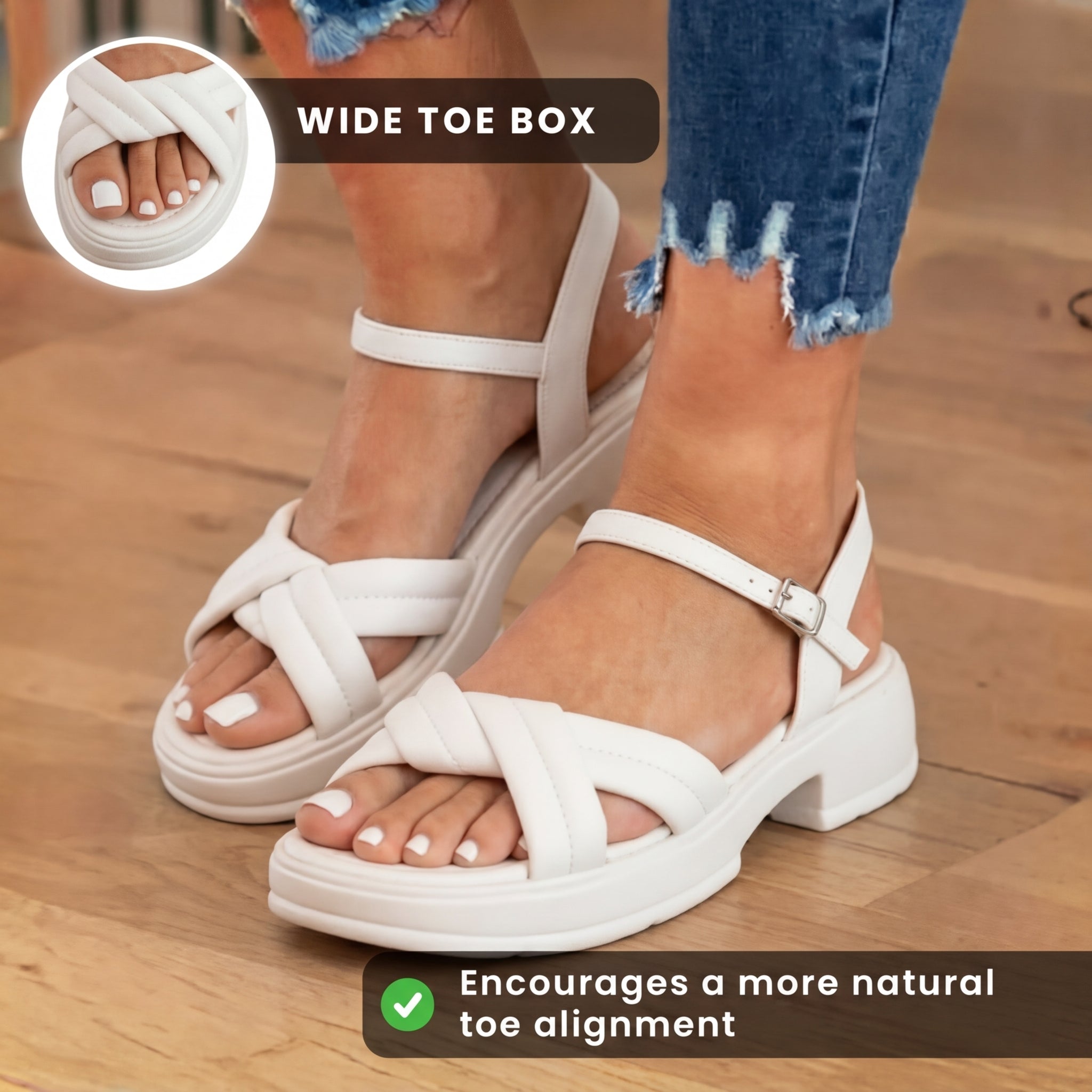 Wunderschön gefertigte orthopädische Sandalen