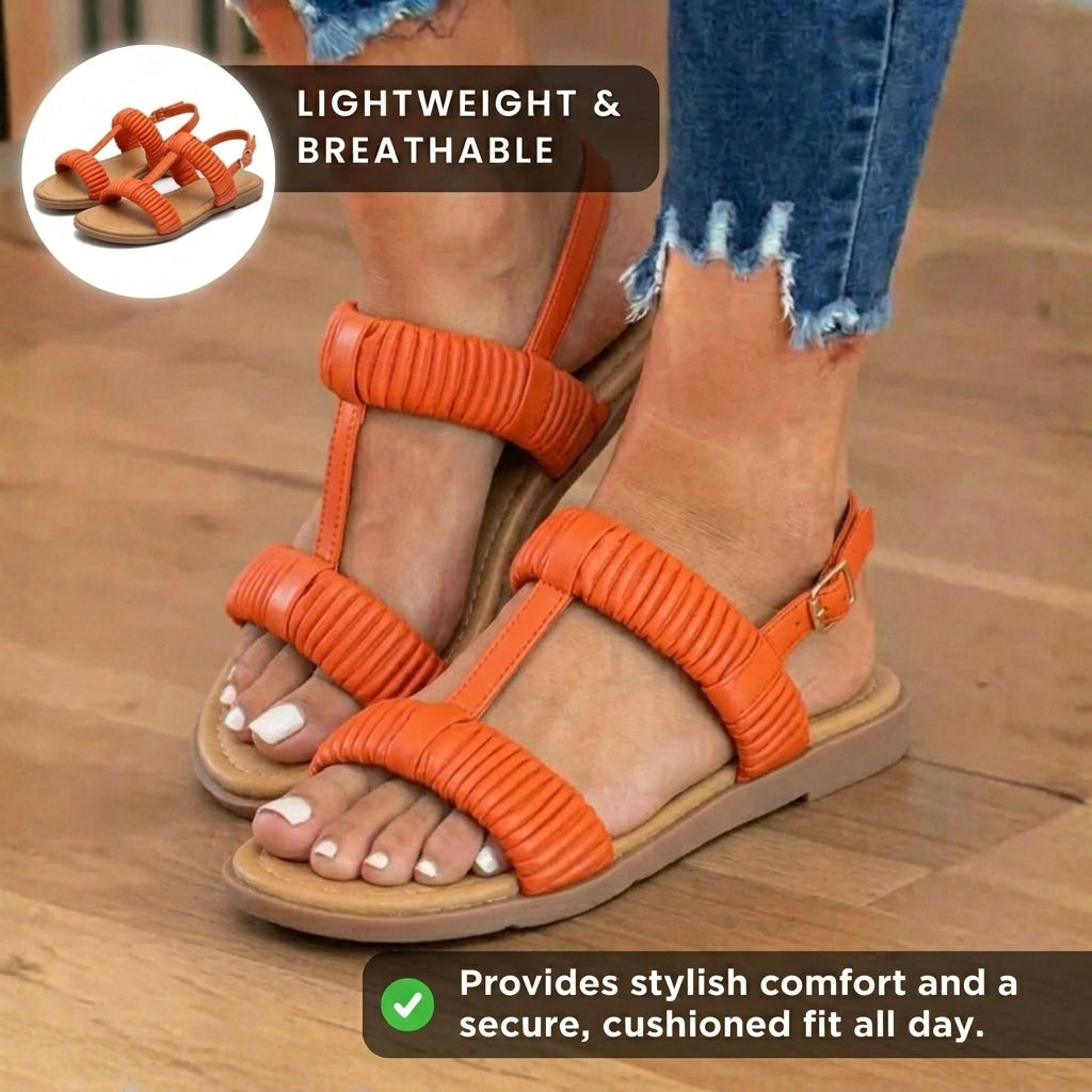 Klassische Orthopädische Sandalen mit zeitlosem Stil