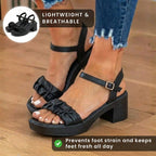 Vintage inspirierte Orthopädische Sandalen