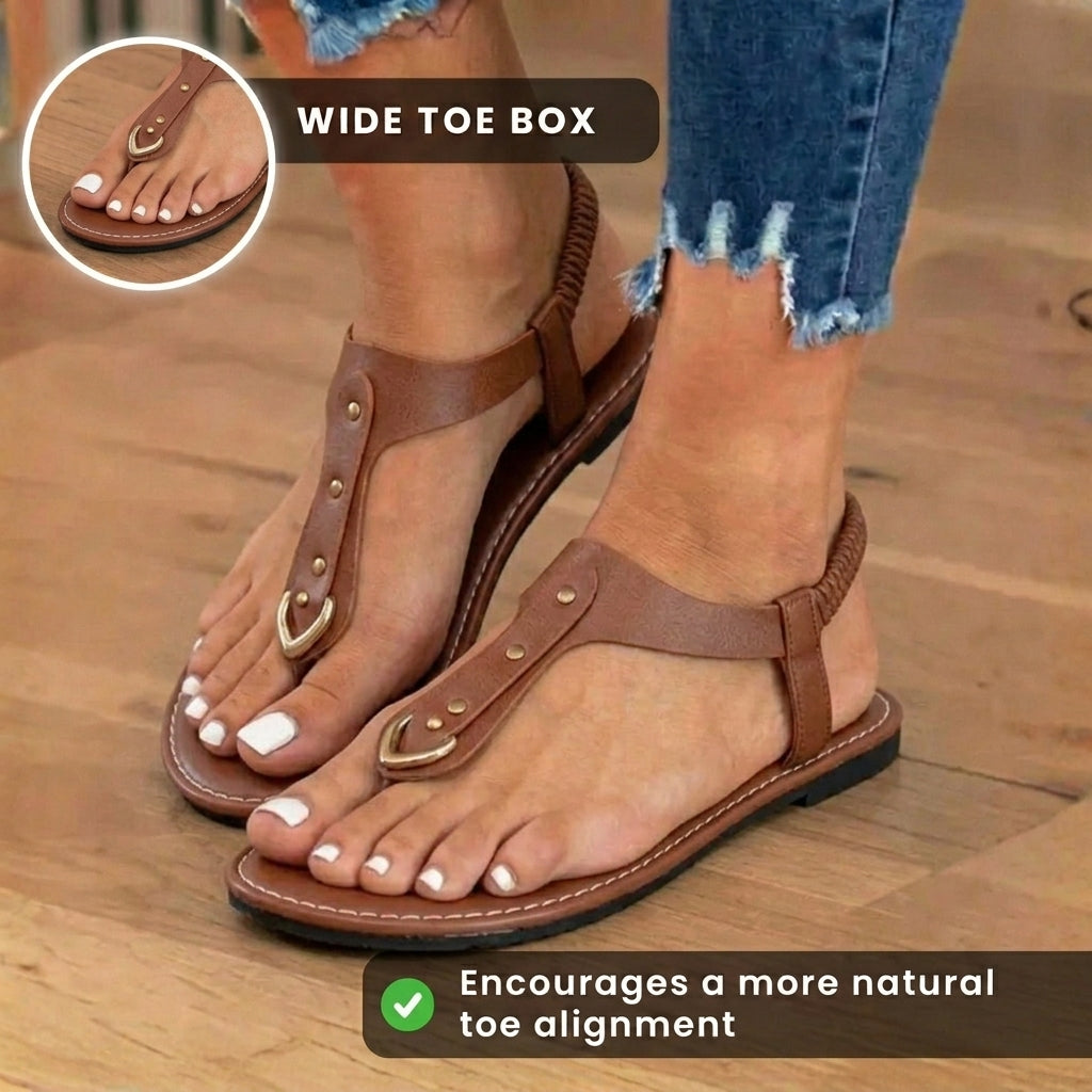 Von Vintage inspirierte orthopädische Sandalen