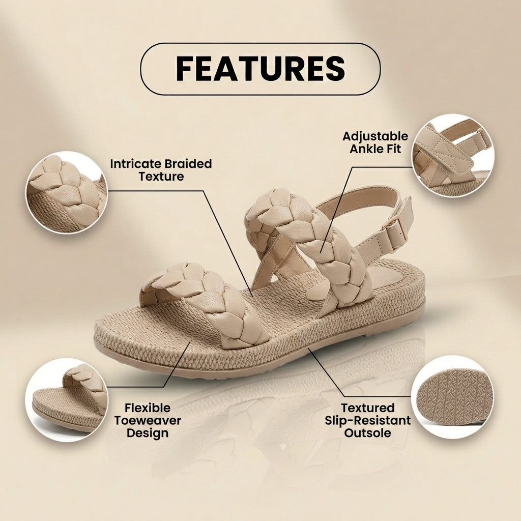 Klassische orthopädische Sandalen mit zeitlosem Stil