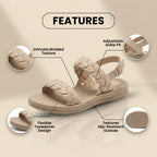 Klassische orthopädische Sandalen mit zeitlosem Stil