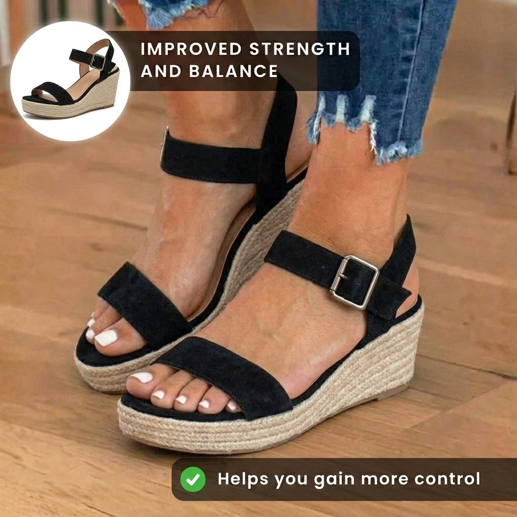 Vintage inspirierte Orthopädische Sandalen