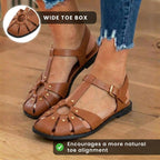 Von Vintage inspirierte orthopädische Sandalen