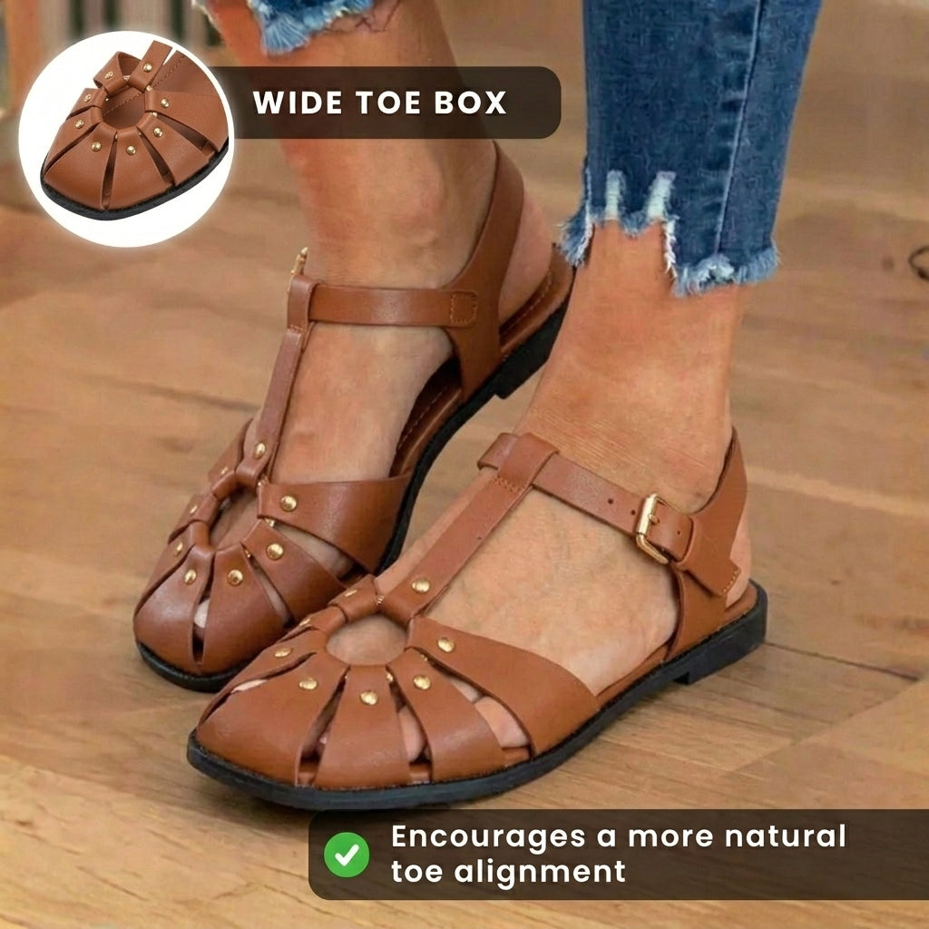 Von Vintage inspirierte orthopädische Sandalen