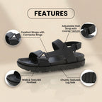 Klassische orthopädische Sandalen mit zeitlosem Stil