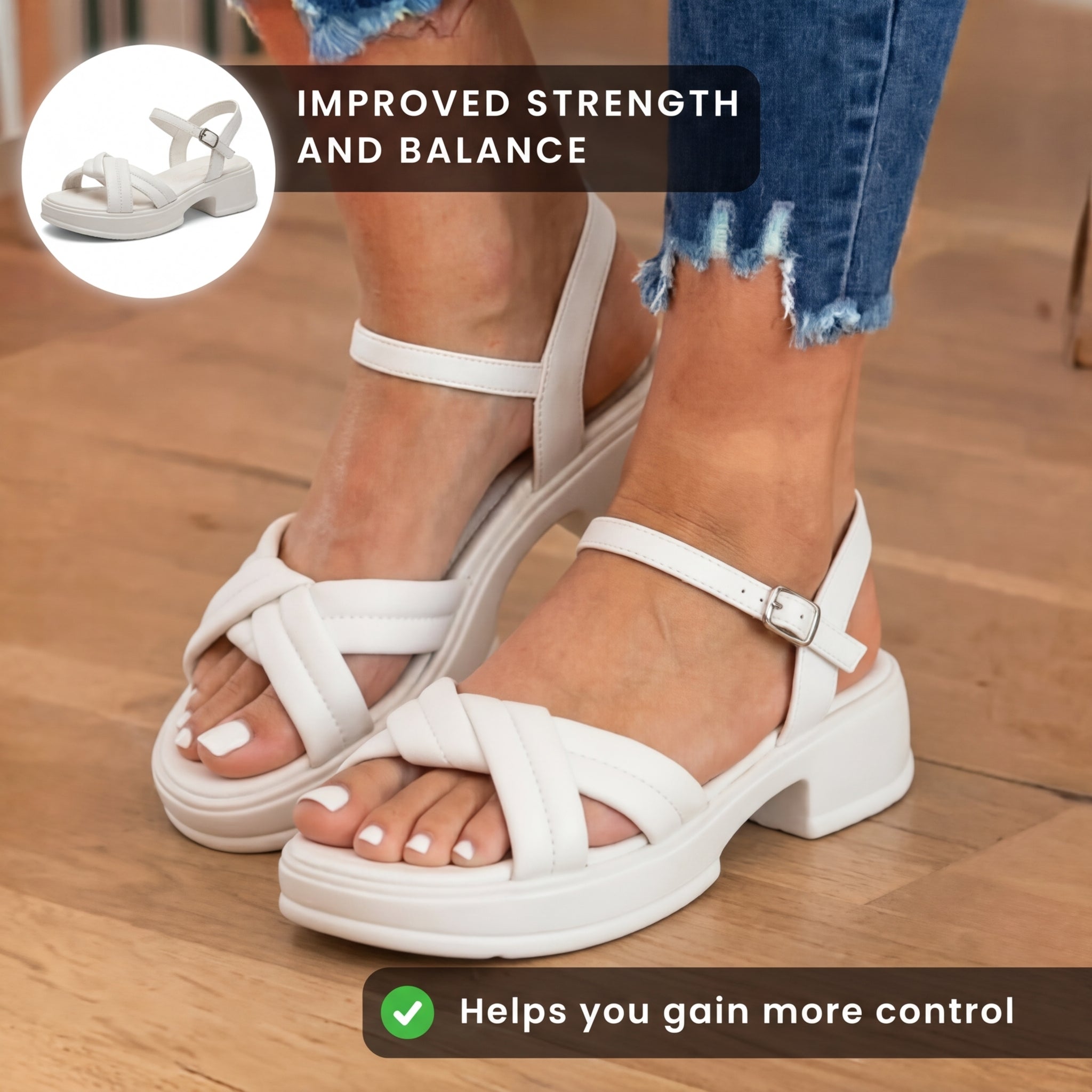 Wunderschön gefertigte orthopädische Sandalen